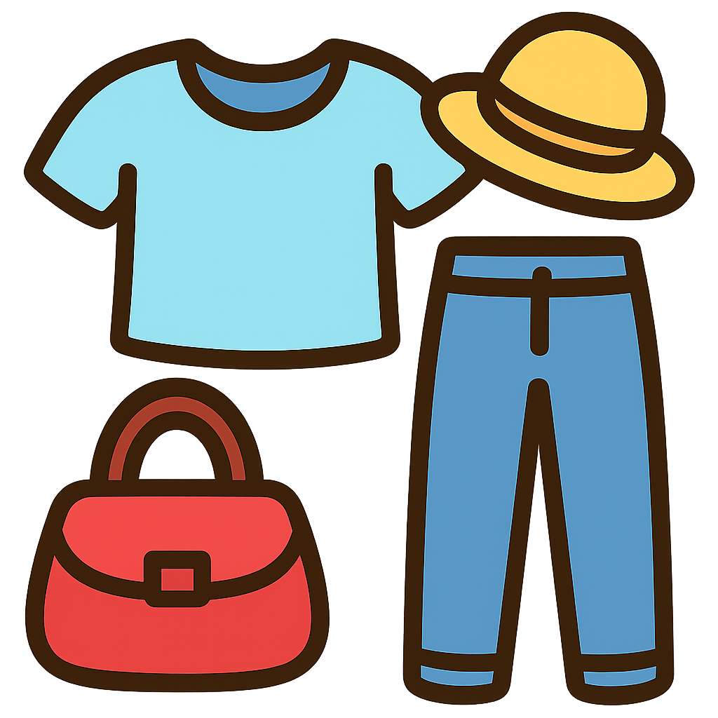 Roupas e acessórios